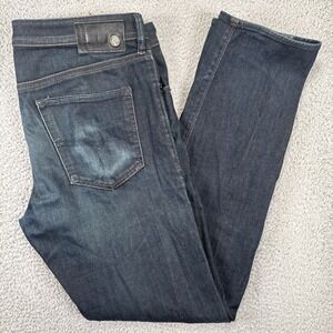 Diesel Jeans Men's 36x34 (38x34)  Dark Wash Buster Regular Slim Tapered Whisker